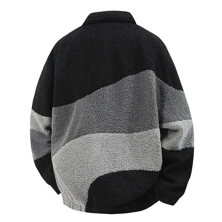 Damen Flauschige Fleecejacke Drune
