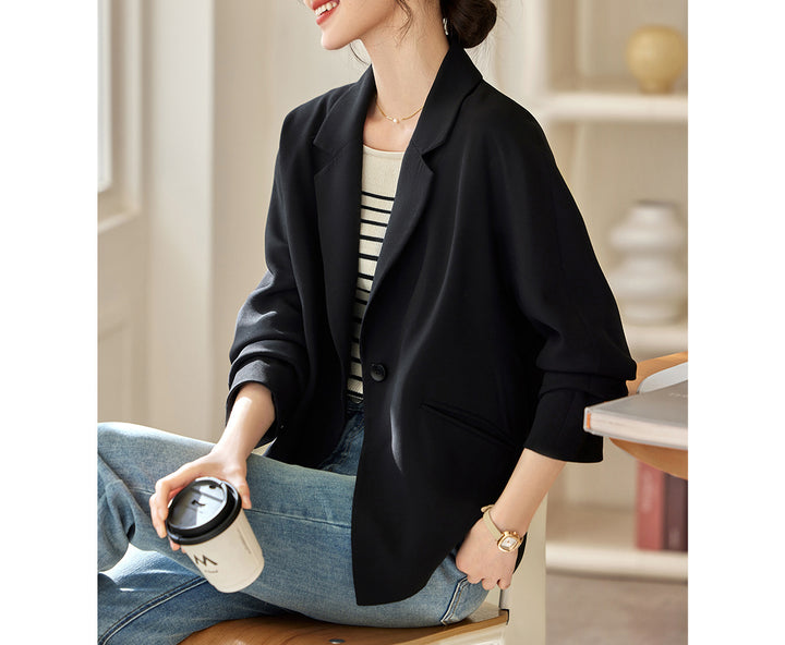 Damen Elegante oversized Blazerjacke Drune