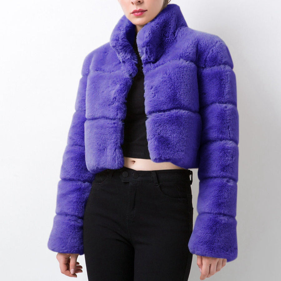 Drune | Damen Modische Kurze Jacke Neppels