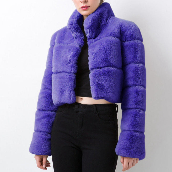 Drune | Damen Modische Kurze Jacke Neppels