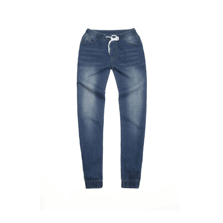 Damen Sportliche Denim-Jogginghose Drune