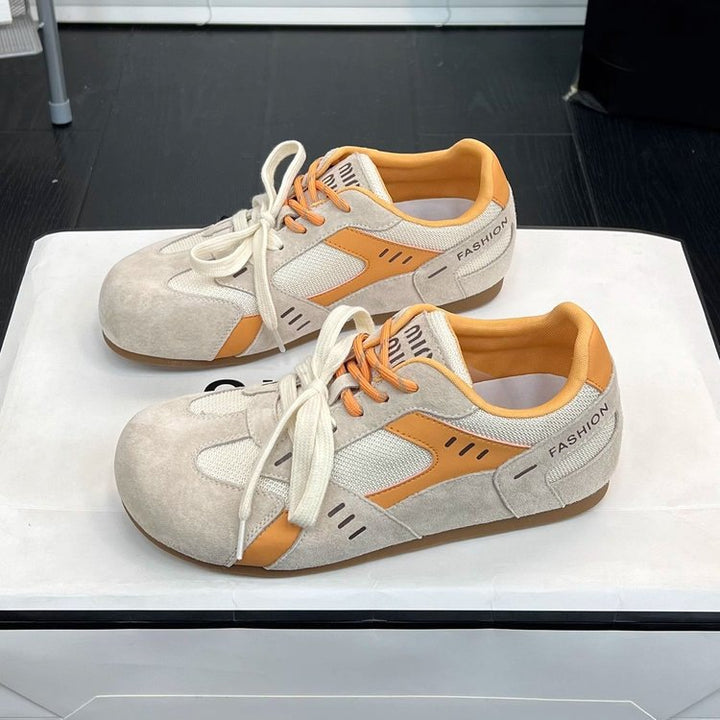 Damen modische Sneakers im sportlichen Design mit funktionalem Materialmix Drune