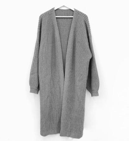 Damen Grobstrick Cardigan mit offenem Schnitt Drune
