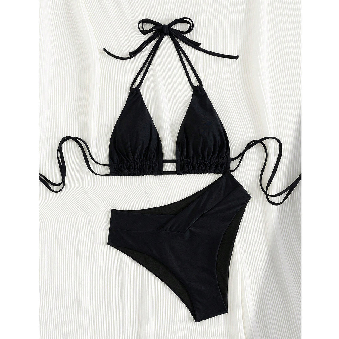 Damen Triangel-Bikini mit verstellbaren Trägern und modischem Schnitt Drune