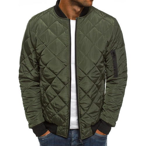 Herren gesteppte Freizeitjacke mit praktischem Reißverschluss und elastischen Bündchen Drune