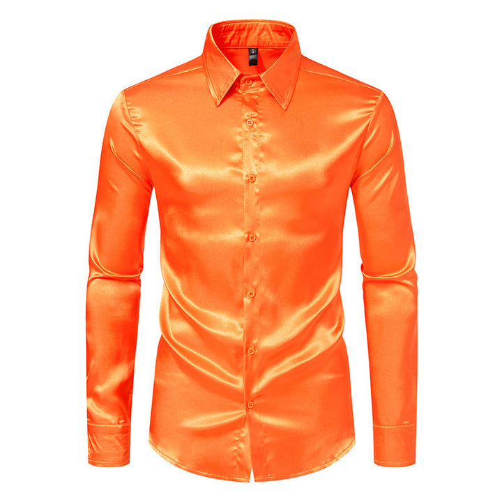 Herren Seidenhemd Drune