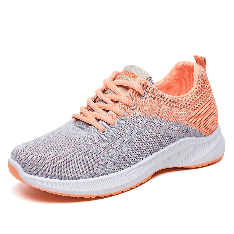 Damen Atmungsaktive Sport-Einlegesohlen Sneakers mit flexiblem Obermaterial Drune