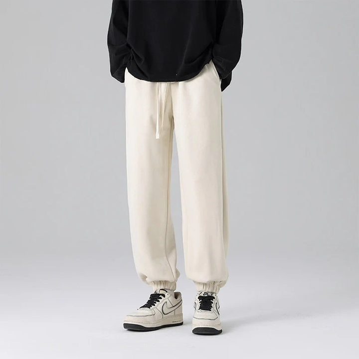 Herren Bequeme Fleece Jogginghose Drune