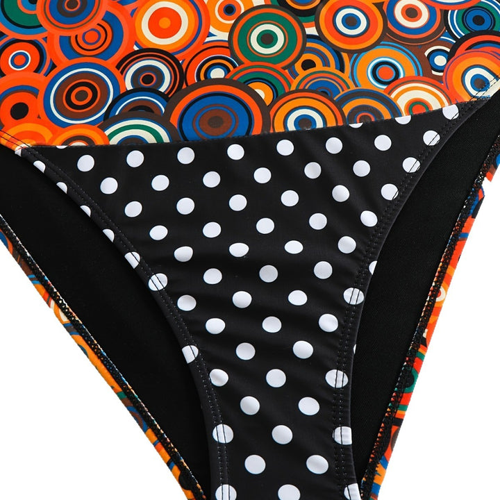Damen Triangel-Bikini mit modischem Punkten-Design Drune