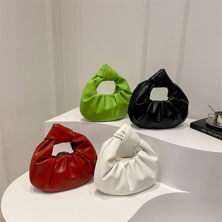 Damen Designer-Handtasche mit innovativem Falt-Design und weicher Silhouette Drune