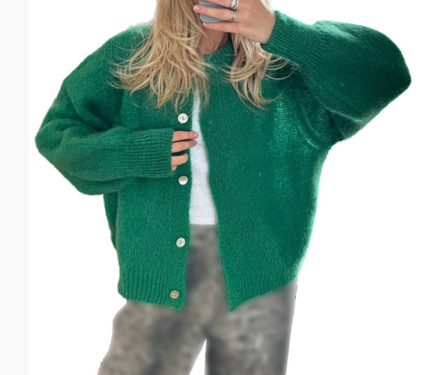 Drune | Weicher Mohair-Cardigan
