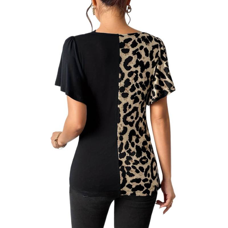 Damen Trendiges Oberteil mit asymmetrischem Design und raffinierten Cut-Outs Drune