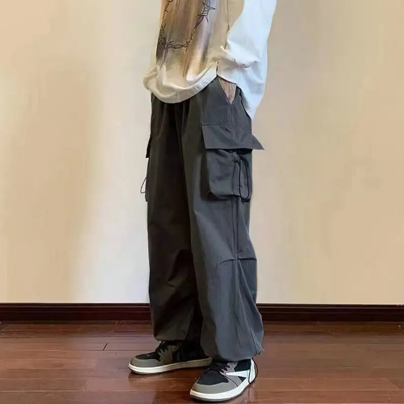 Herren Cargo Hose Weit Tunnelzug