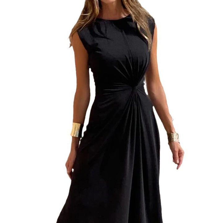 Damen Maxikleid mit elegantem Wickeldesign und figurschmeichelndem Schnitt Drune