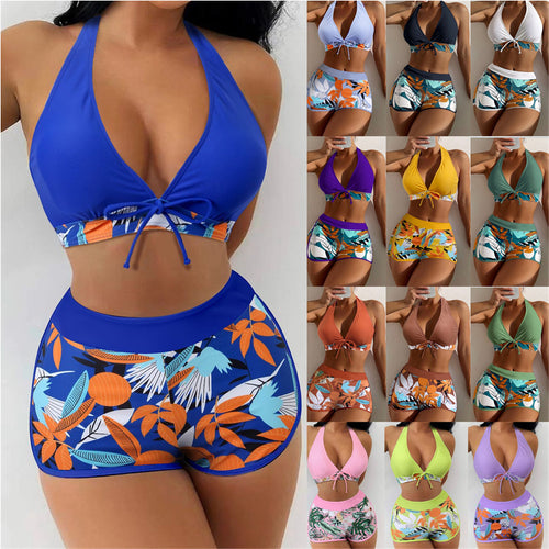 Damen Hochtaillierte Badehose mit Halteroberteil Drune