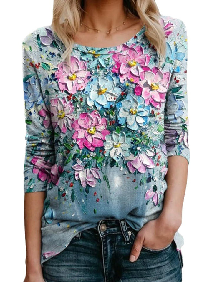 Damen Colorblock-Sweatshirt mit diagonaler Panel-Optik und Streifenbesatz Drune