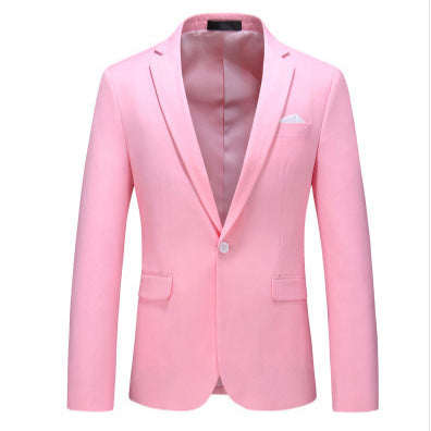 Herren nan elegantes Businesssakko Slim Fit mit schmaler Silhouette und modernem Reverskragen Drune