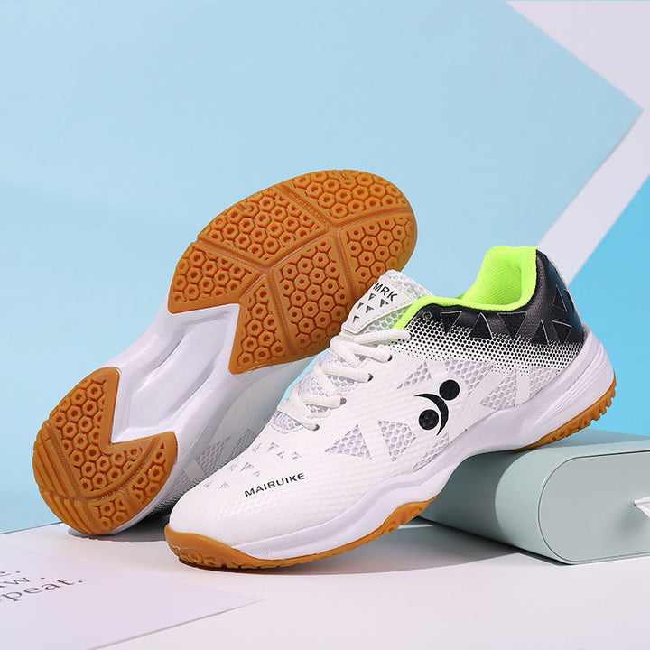 Unisex Indoor-Court-Sneaker mit griffiger nicht abfärbender Gummisohle und verstärkter Zehenkappe Drune
