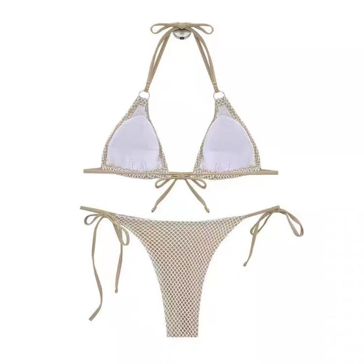 Damen Netz-Bikini-Set mit verstellbaren Trägern und hochwertiger Verarbeitung Drune