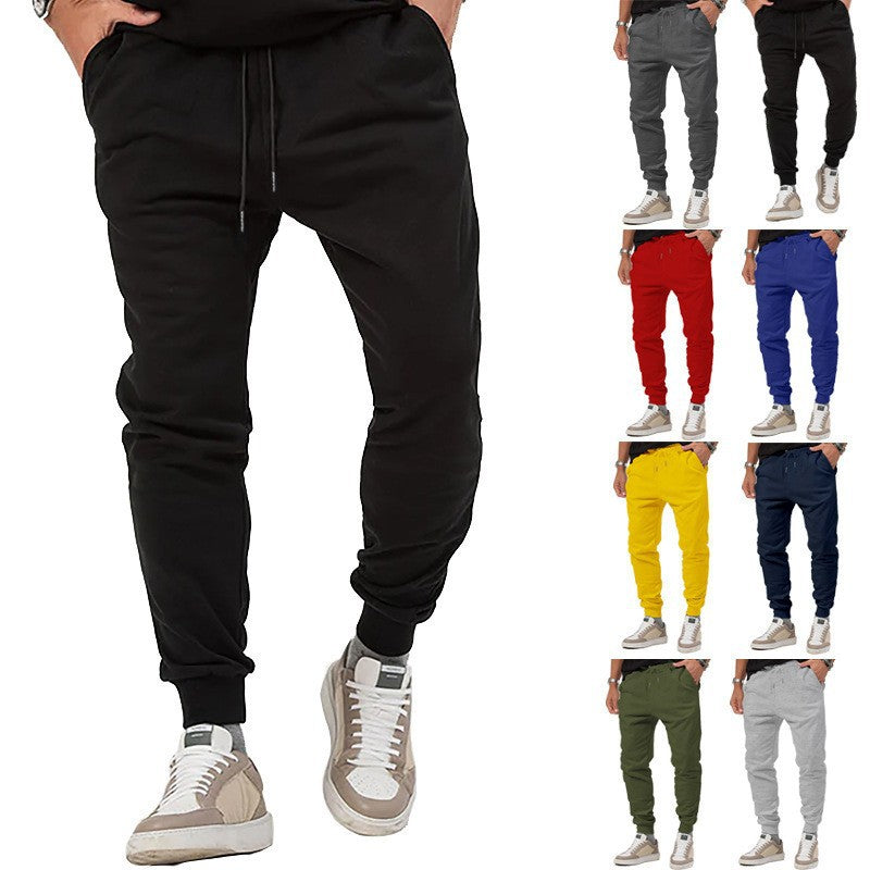 Herren bequeme Sweatpants mit elastischem Bund und seitlichen Eingrifftaschen Drune
