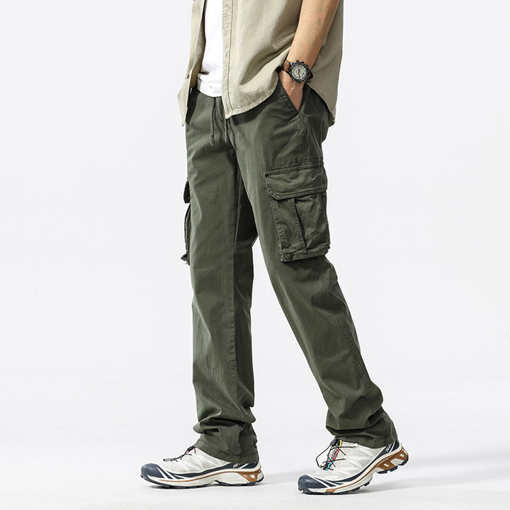 Herren Multifunktionale Cargohose mit elastischem Komfortbund, Tunnelzug und Organizer‑Taschen Drune