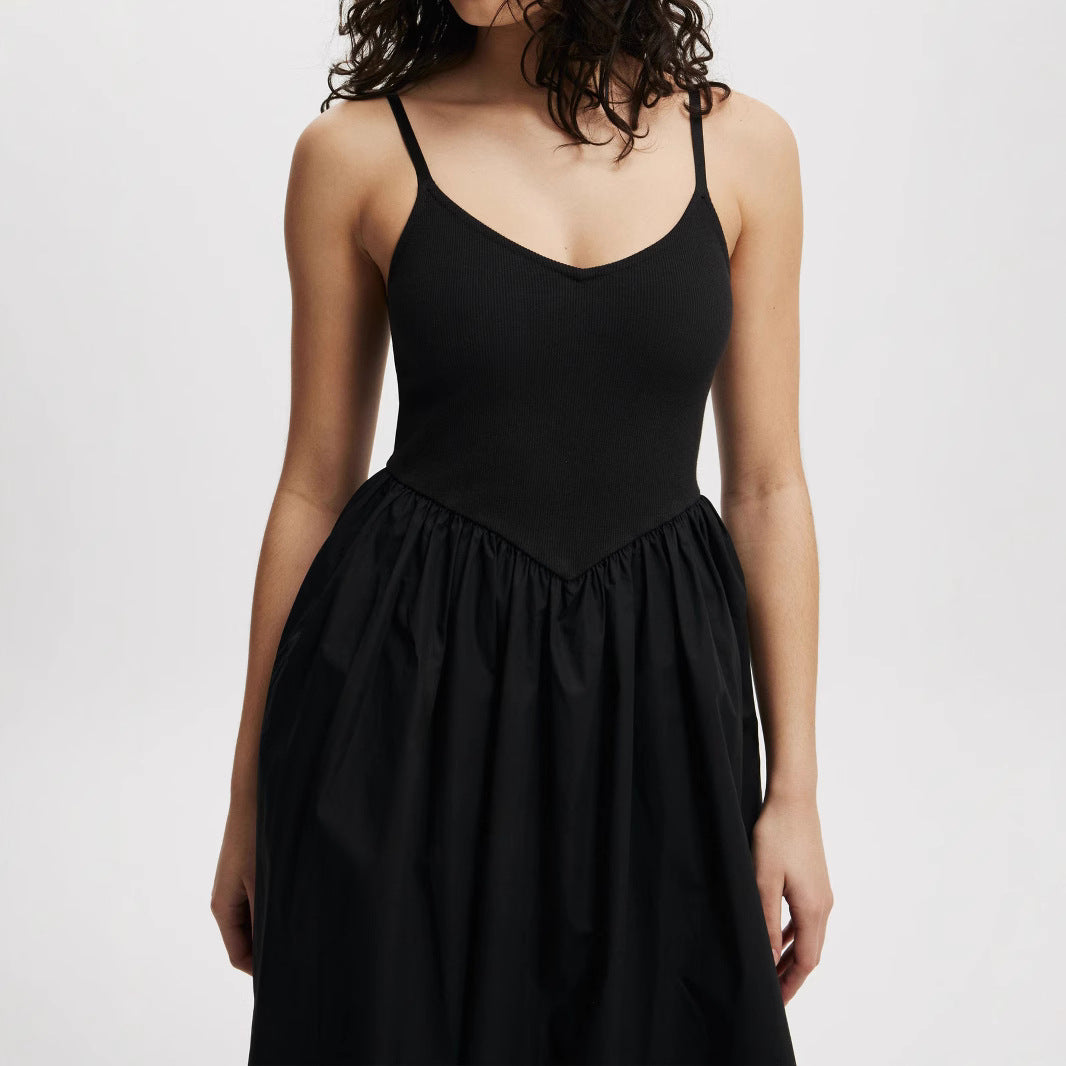 Damen Midi-Kleid mit lässigem Schnitt und praktischen Taschen Drune