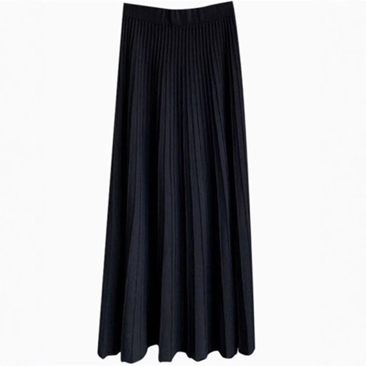 Damen Eleganter Plissee-Rock Drune
