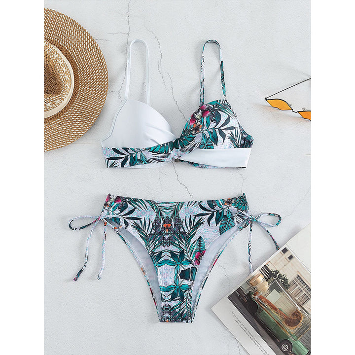 Damen Design-Bikini mit modernem Wickel-Detail Drune