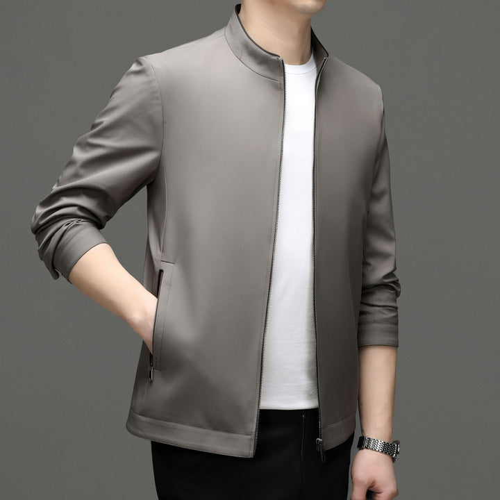 Herren Funktionsjacke mit modernem Stehkragen und seitlichen Eingrifftaschen Drune
