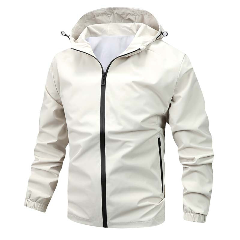 Herren Leichte Softshell‑Kapuzenjacke mit wasserabweisender Membran und versiegelten Reißverschlüssen Drune
