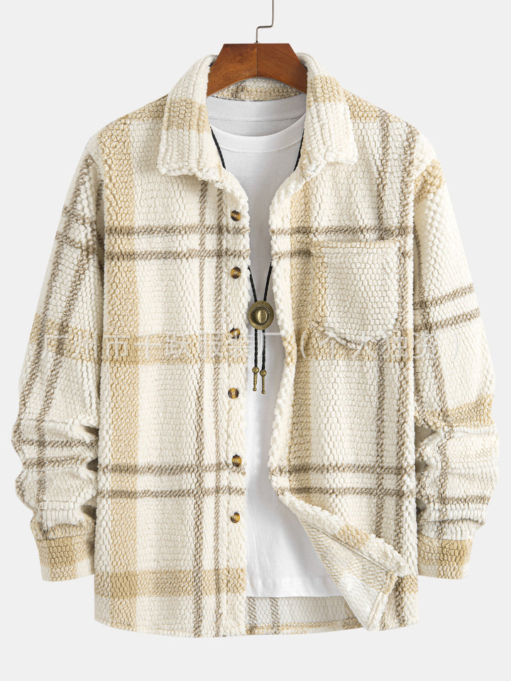 Drune | Lässige, Warme, Flauschige Fleecejacke für Herren