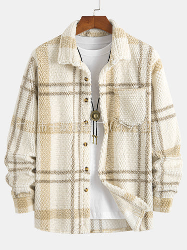 Drune | Lässige, Warme, Flauschige Fleecejacke für Herren