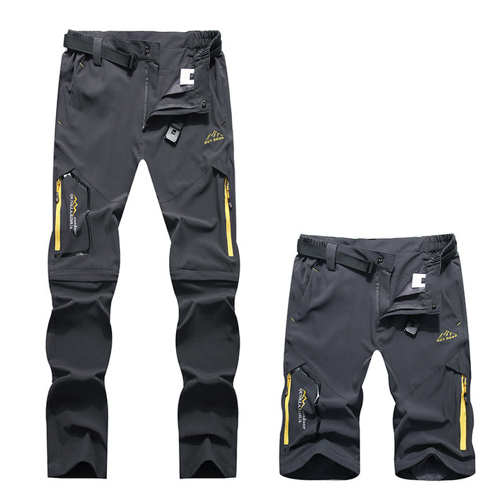 Damen multifunktionale Outdoor-Hose mit elastischem Bund und praktischen Reißverschlusstaschen Drune