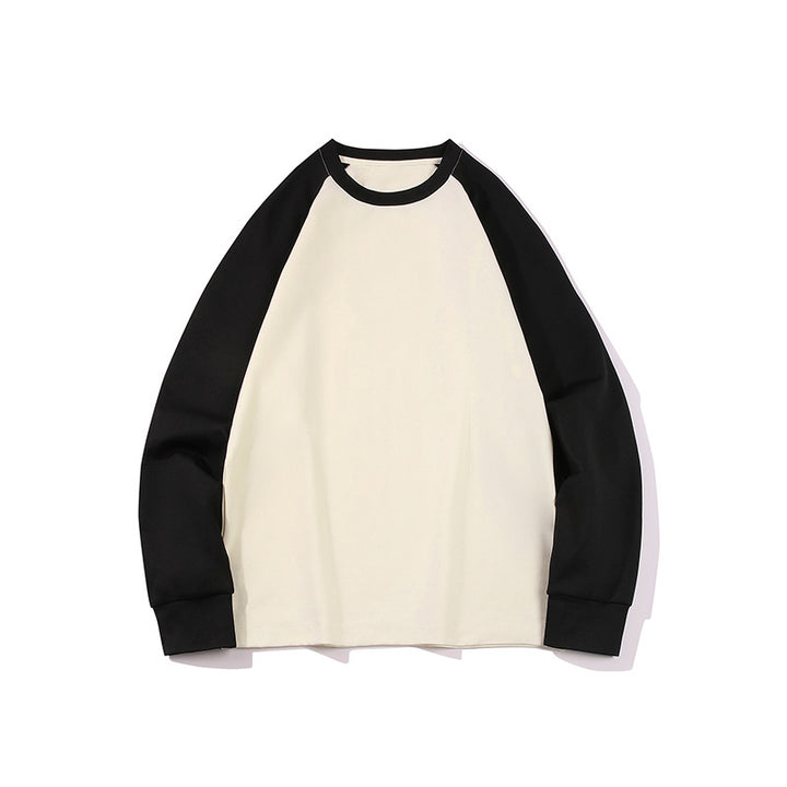 Herren Oversize Raglan-Sweatshirt mit Colourblocking und gerippten Bündchen Drune