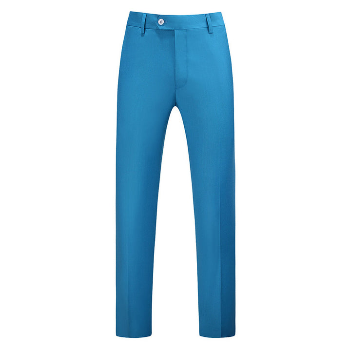 Herren nan schlanke Premium-Bügelfaltenhose mit Stretchbund und knitterarmem Gewebe Drune