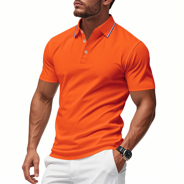 Herren Poloshirt mit modernem Kragen und feuchtigkeitsregulierender Technologie Drune