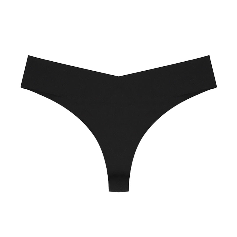 Damen Hochgeschnittener Tanga aus elastischer Mikrofaser mit nahtloser Verarbeitung Drune