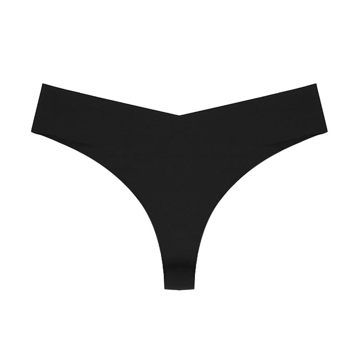 Damen Hochgeschnittener Tanga aus elastischer Mikrofaser mit nahtloser Verarbeitung Drune