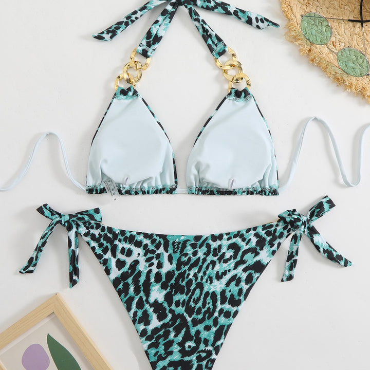 Damen Bikiniset mit eleganten Kettenakzenten Drune