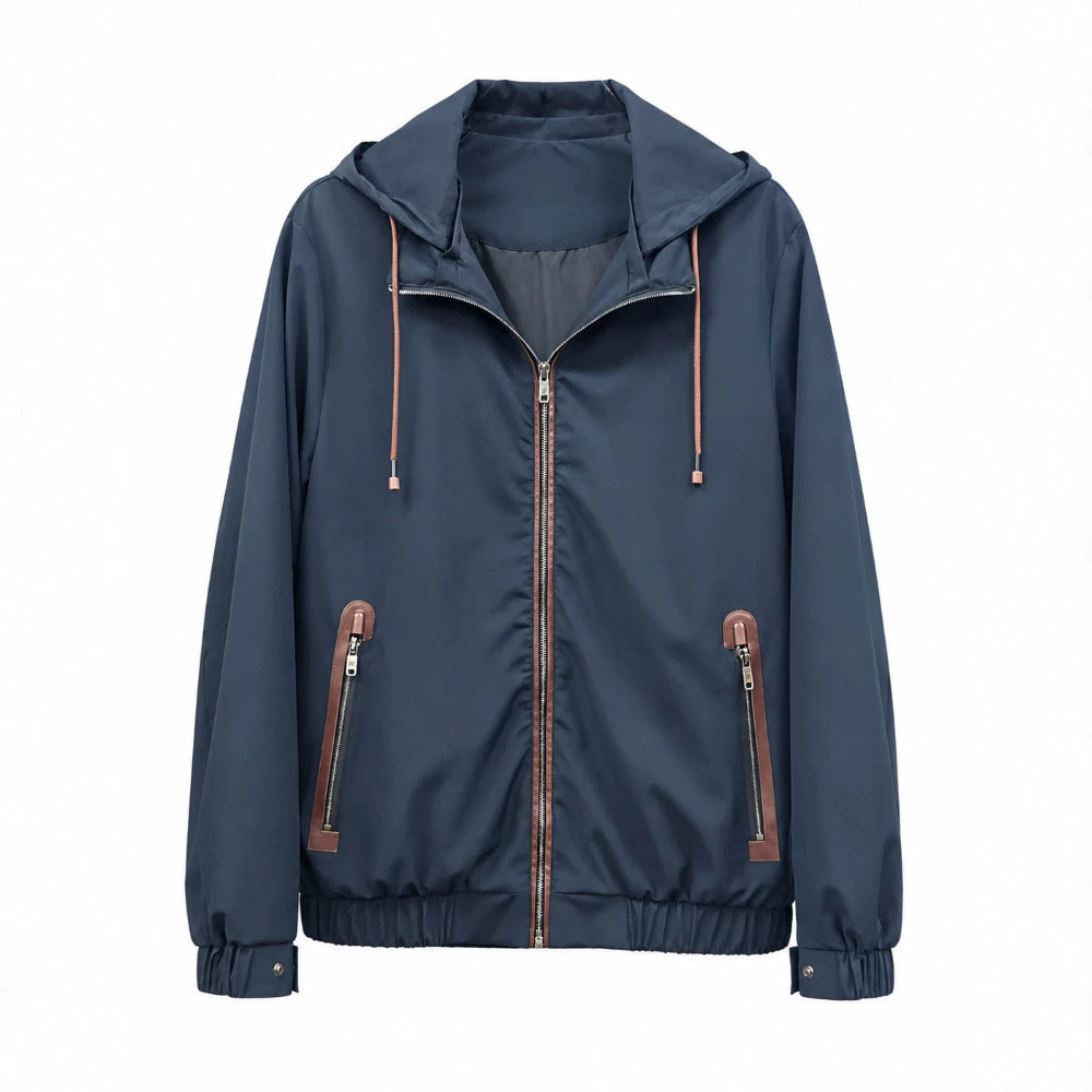 Herren Sportliche Übergangsjacke mit Kapuze Drune