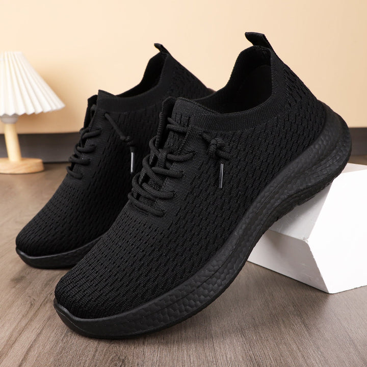Damen Sportliche Leichtgewicht Sneakers mit flexiblem Obermaterial und rutschfester Sohle Drune