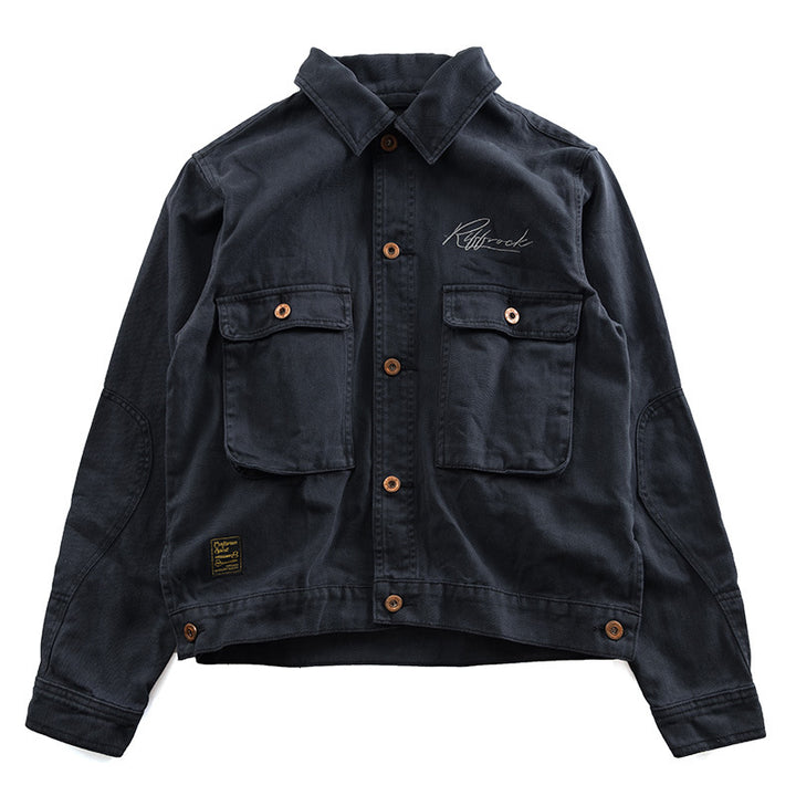 Herren Multifunktionale Utility-Jacke mit Brusttaschen Drune