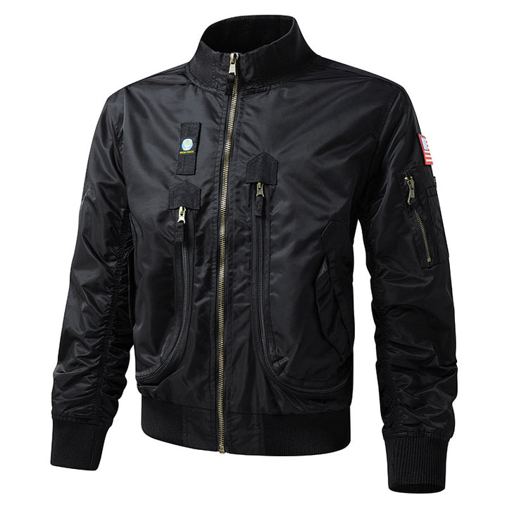 Herren Winddichte und Warme Outdoor-Jacke Drune
