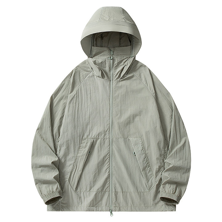 Damen Atmungsaktive und Wasserdichte Outdoor-Jacke Drune