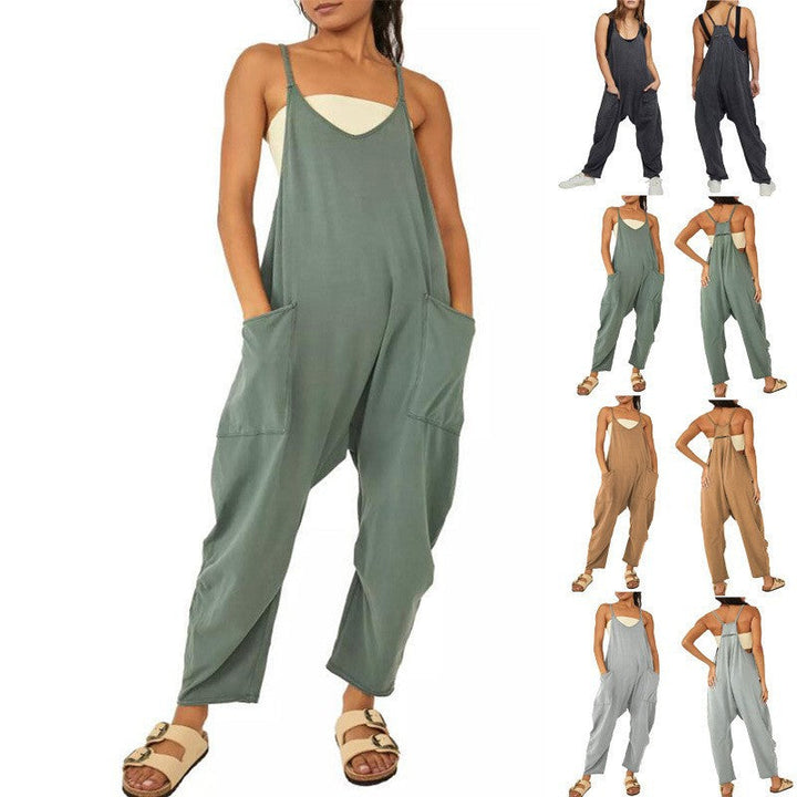 Damen Overall mit lässigem Schnitt und praktischen Taschen Drune