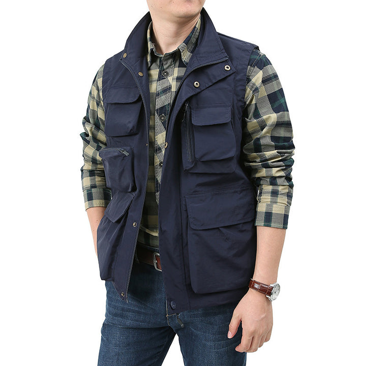 Herren Vielseitige Outdoor-Weste mit praktischen Taschen Drune