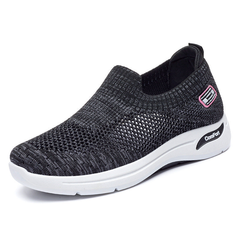 Damen Atmungsaktive Slip-On Sneakers mit weichem Stretch-Obermaterial Drune