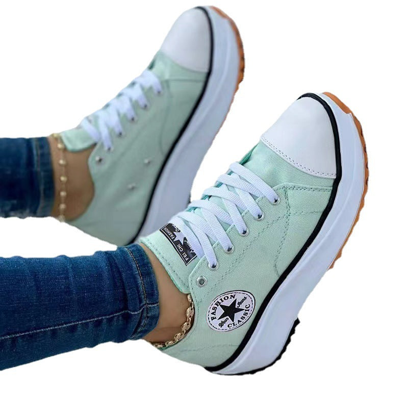 Damen Sneaker mit trendigem Neonprofil und sportlichem Design Drune