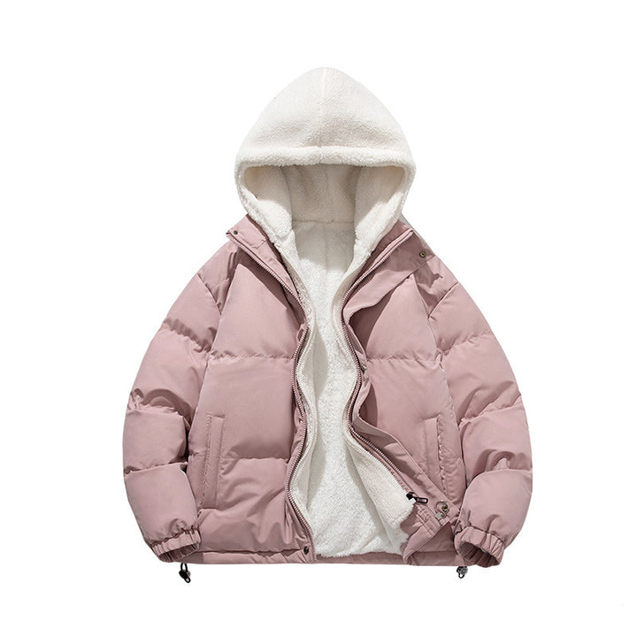 Damen Wattierte Kapuzenjacke mit weichem Fleecefutter Drune