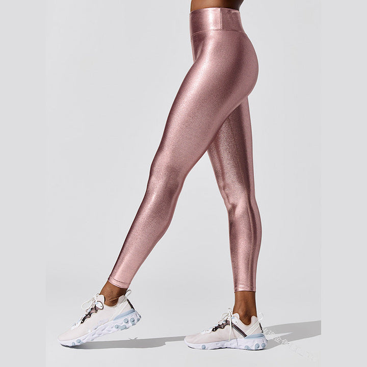 Damen Hochglänzende Leggings im eleganten Design Drune